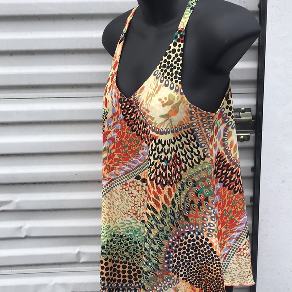 🚨B2G1 TYCHE Colorful Sleeveless Blouse - Picture 2 of 5